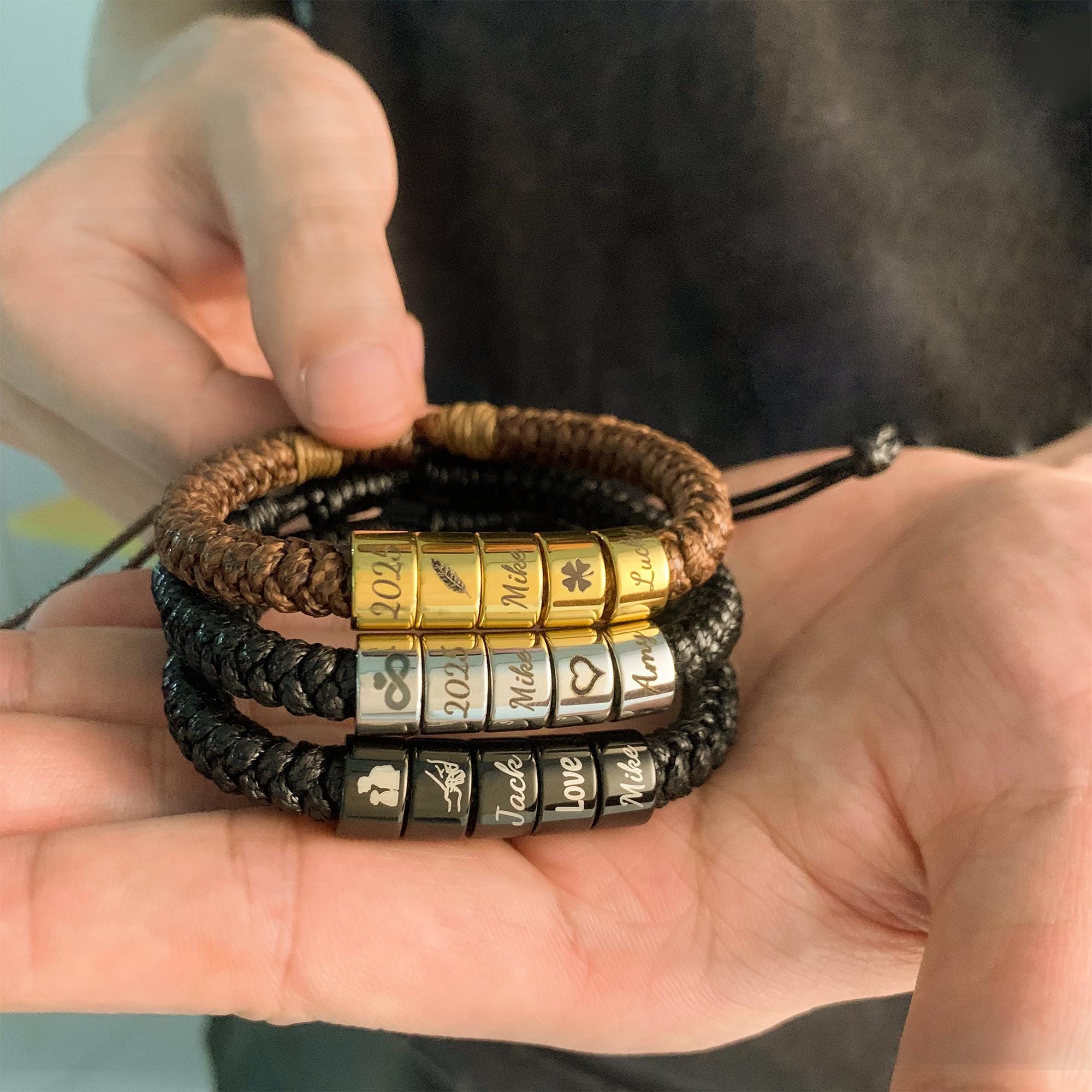 Why Custom Name Bead Bracelets Are Perfect for Father’s Day