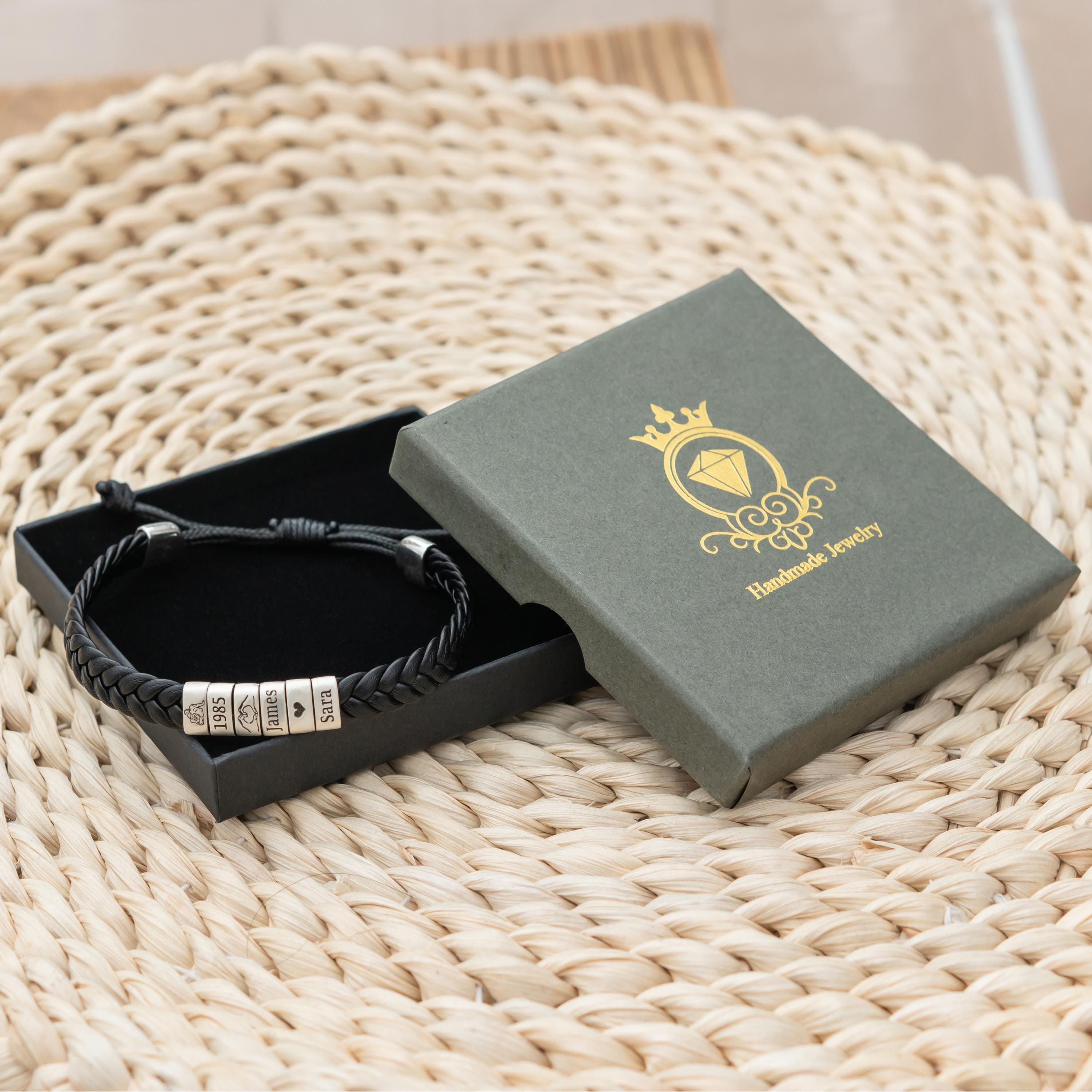 How to Choose the Perfect Personalized Leather Bracelet Gif